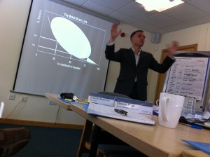 Casper Berry discuss risk at Vistage 41