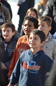 Children in the sun