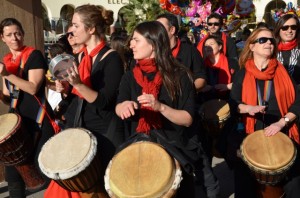 Drummers in Thessaloniki